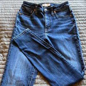Madewell Curvy High Rise Skinny Jeans Size 25